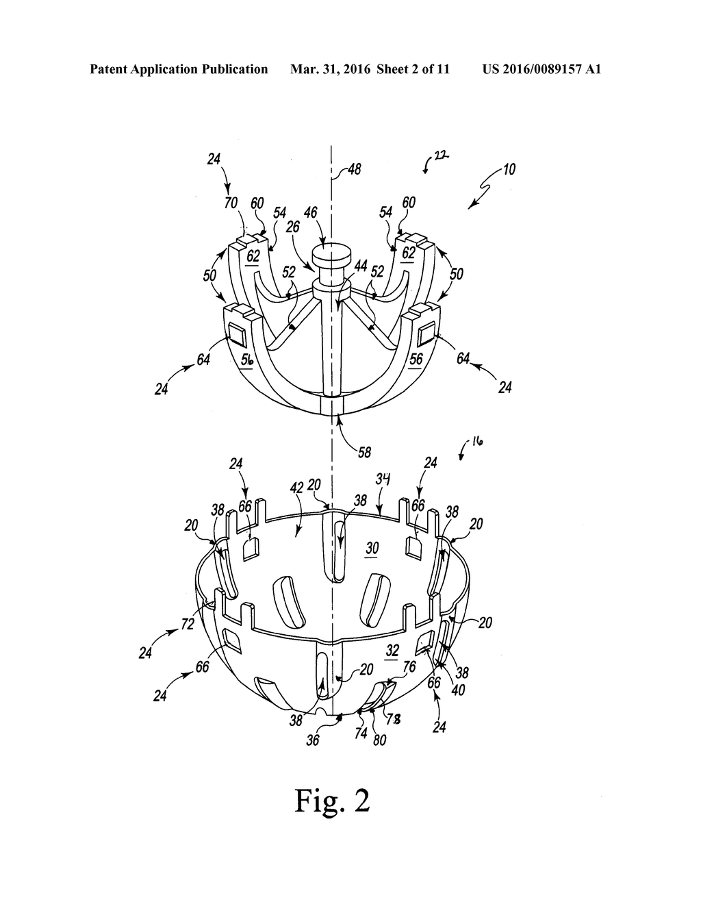 ORTHOPAEDIC SURGICAL INSTRUMENT ASSEMBLY AND METHOD OF MANUFACTURING SAME - diagram, schematic, and image 03