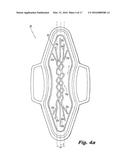 ABSORBENT ARTICLE DEMONSTRATING CONTROLLED DEFORMATION AND LONGITUDINAL     FLUID DISTRIBUTION diagram and image