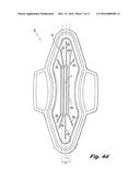 ABSORBENT ARTICLE DEMONSTRATING CONTROLLED DEFORMATION AND LONGITUDINAL     FLUID DISTRIBUTION diagram and image