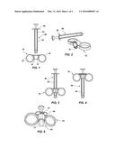 ROTATABLE FINGER LOOP FOR SYRINGE, SYRINGE CONFIGURED TO RECEIVE THE     ROTATABLE FINGER LOOP AND ASSOCIATED METHODS diagram and image