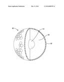 Thermoplastic Multi-Layer Golf Ball diagram and image