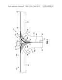 COMPOSITE STRUCTURES HAVING REDUCED AREA RADIUS FILLERS AND METHODS OF     FORMING THE SAME diagram and image