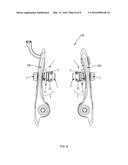 ADJUSTABLE SHOE MOUNTING STRUCTURE FOR BICYCLE BRAKE DEVICE diagram and image