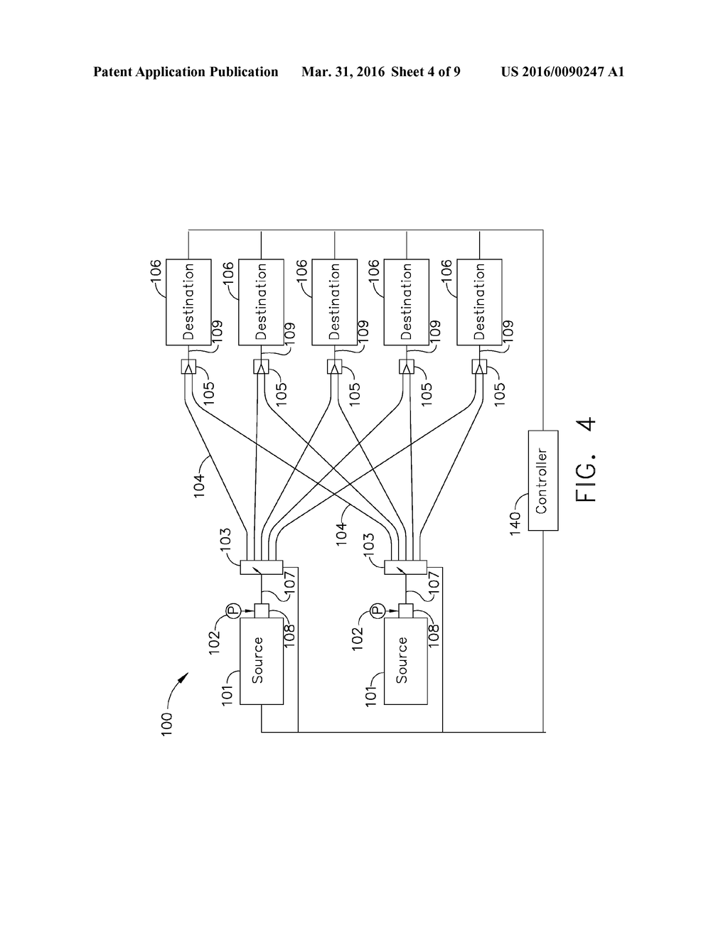 SYSTEM AND METHOD FOR TRANSPORTING WIRE COMPONENTS THROUGH PNEUMATIC TUBES     BETWEEN WIRE COMPONENT PROCESSING STATIONS - diagram, schematic, and image 05