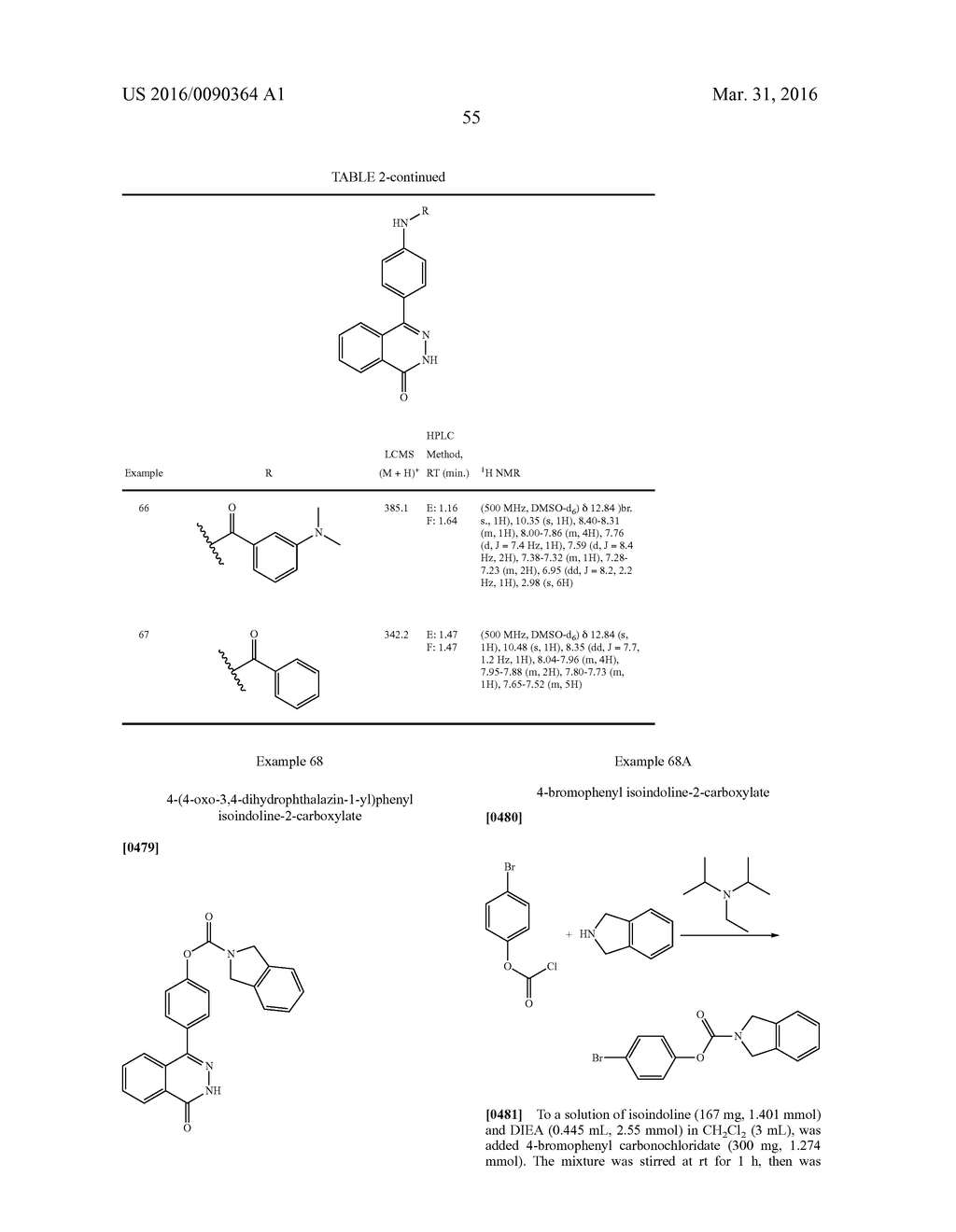 PHTHALAZINONES AND ISOQUINOLINONES AS ROCK INHIBITORS - diagram, schematic, and image 56