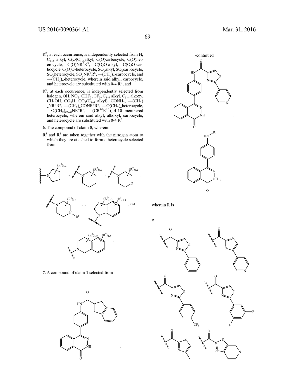 PHTHALAZINONES AND ISOQUINOLINONES AS ROCK INHIBITORS - diagram, schematic, and image 70