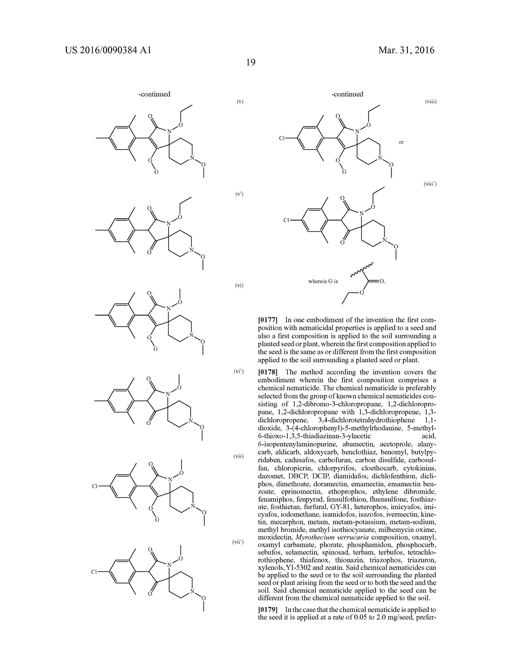 USE OF TETRAMIC ACID DERIVATIVES AS NEMATICIDES - diagram, schematic, and image 20