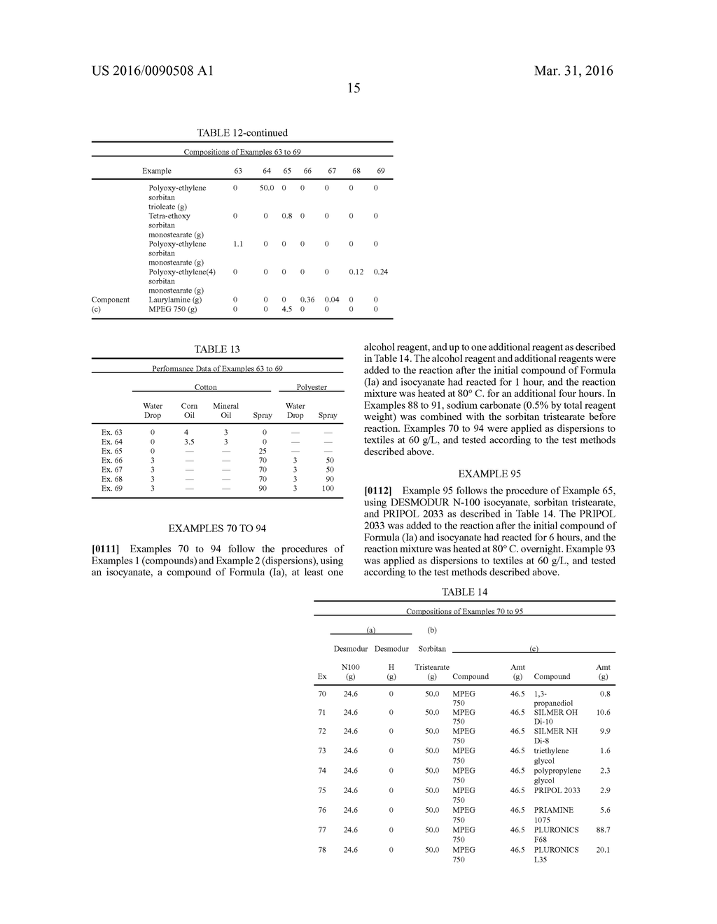 NON-FLUORINATED URETHANE BASED COATINGS - diagram, schematic, and image 16