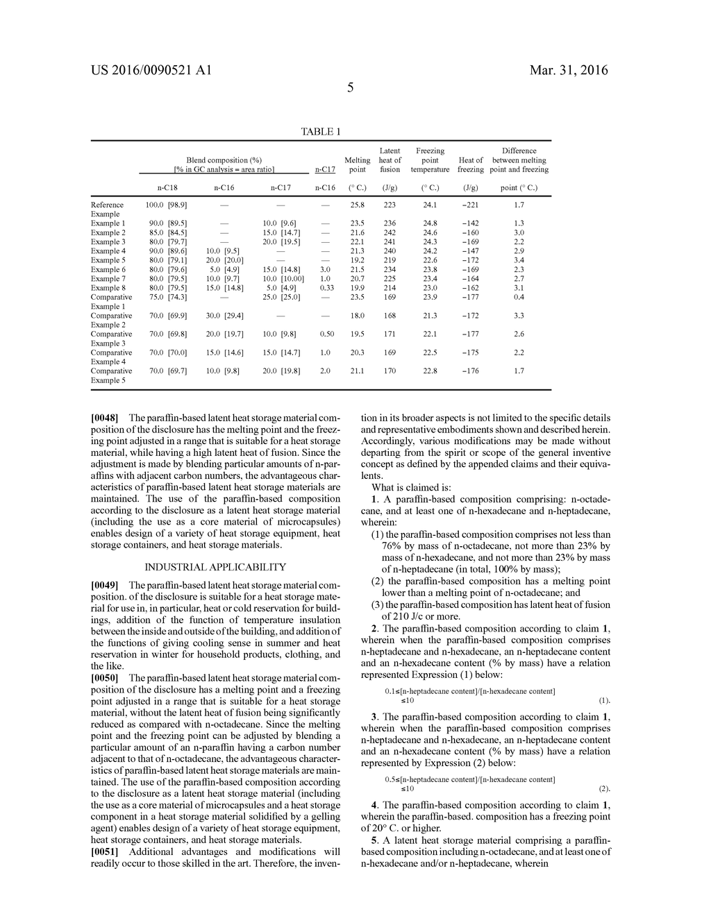 PARAFFIN-BASED COMPOSITION AND LATENT HEAT STORAGE MATERIAL - diagram, schematic, and image 08