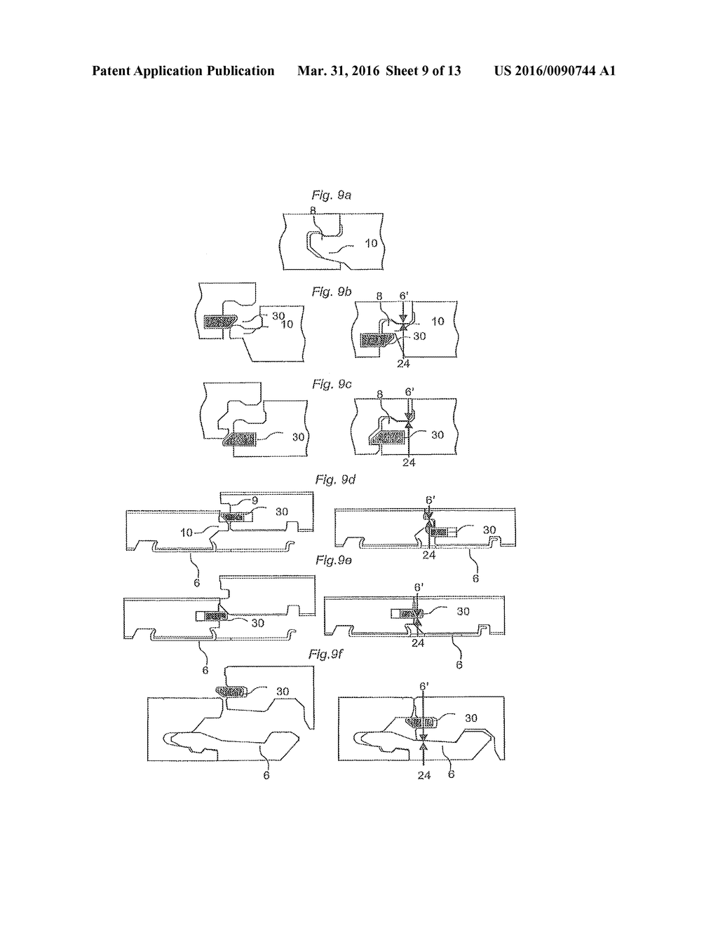 MECHANICAL LOCKING SYSTEM FOR FLOOR PANELS - diagram, schematic, and image 10