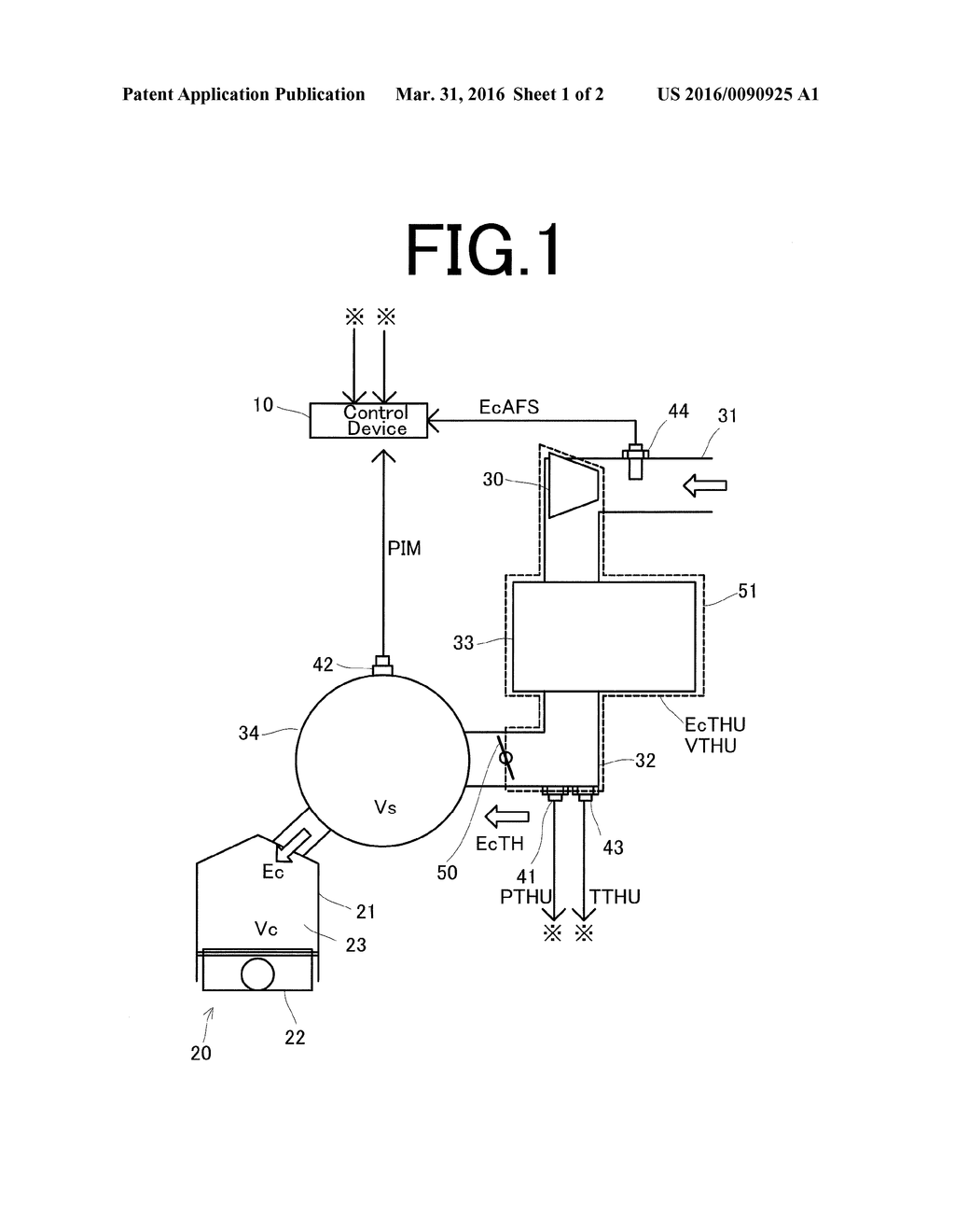 CONTROL DEVICE FOR INTERNAL COMBUSTION ENGINE - diagram, schematic, and image 02