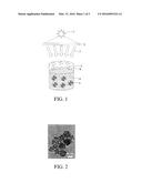 COMPLEXED NANOPARTICLE MATERIAL, COMPOSITION AND USE COMPRISING THE SAME     FOR HEATING LIQUID diagram and image