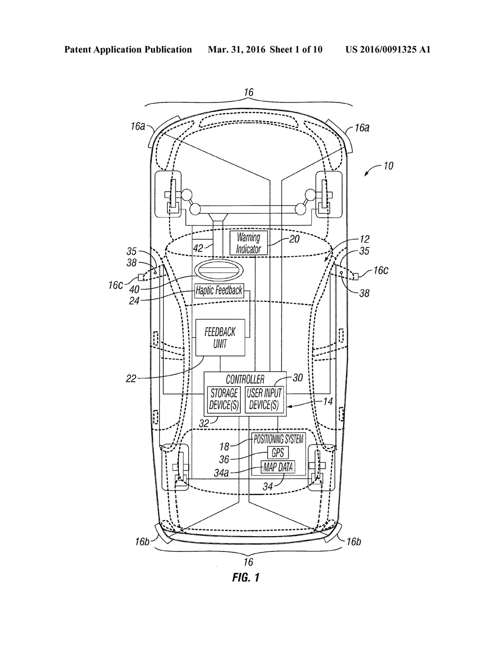 METHOD AND SYSTEM OF ASSISTING A DRIVER OF A VEHICLE - diagram, schematic, and image 02