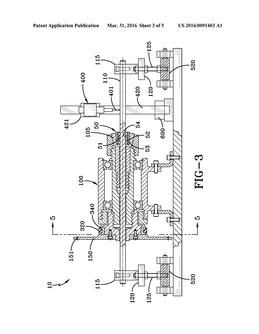 APPARATUS FOR MAPPING LINER WEAR OF A BEARING - diagram, schematic, and image 04