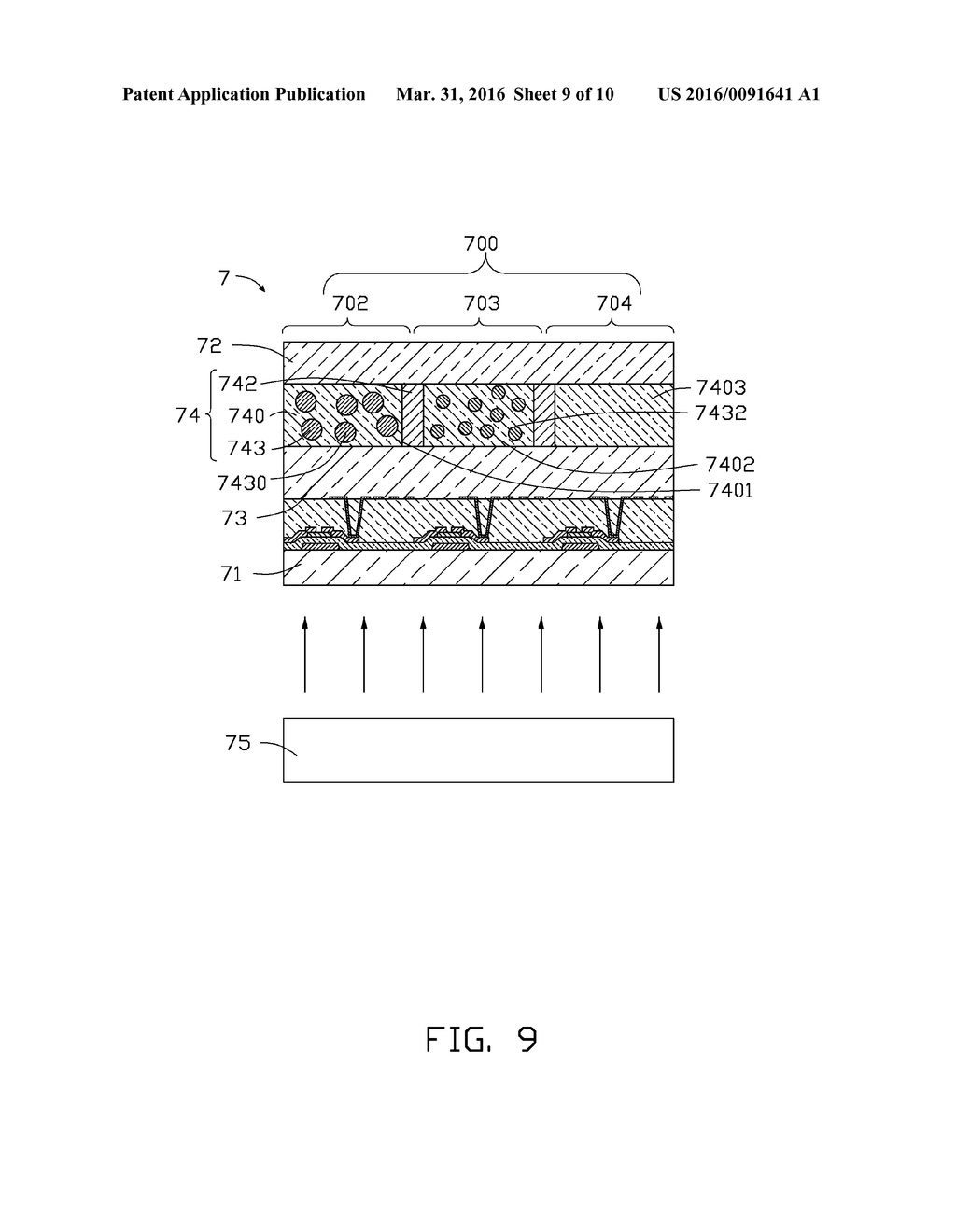 COLOR FILTER AND DISPLAY PANEL USING SAME - diagram, schematic, and image 10