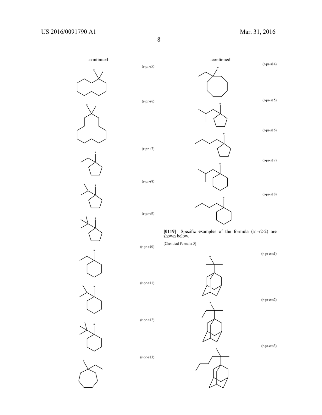 METHOD FOR FORMING RESIST PATTERN, RESIST PATTERN SPLITTING AGENT, SPLIT     PATTERN IMPROVING AGENT, RESIST PATTERN SPLITTING MATERIAL, AND POSITIVE     RESIST COMPOSITION FOR FORMING SPLIT PATTERN - diagram, schematic, and image 13