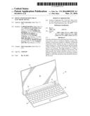 HINGE CONFIGURATION FOR AN ELECTRONIC DEVICE diagram and image