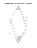 HINGE CONFIGURATION FOR AN ELECTRONIC DEVICE diagram and image