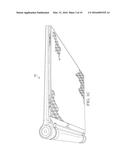 HINGE CONFIGURATION FOR AN ELECTRONIC DEVICE diagram and image