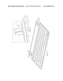 HINGE CONFIGURATION FOR AN ELECTRONIC DEVICE diagram and image