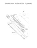 HINGE CONFIGURATION FOR AN ELECTRONIC DEVICE diagram and image