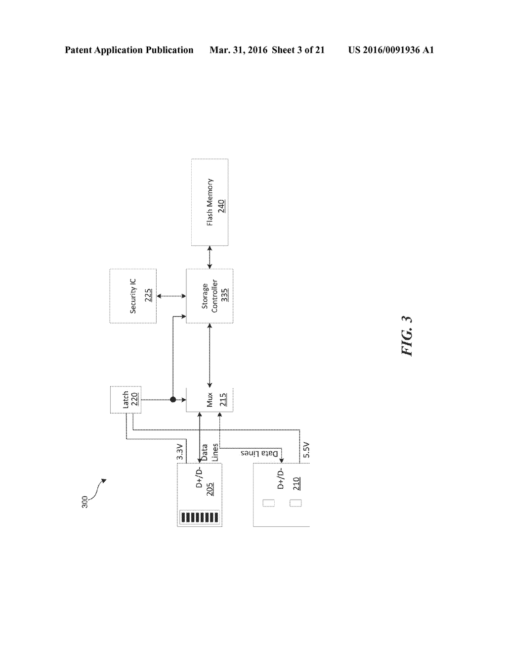 FLASH DRIVE SHAPED TO UTILIZE SPACE BEHIND A MOBILE DEVICE - diagram, schematic, and image 04