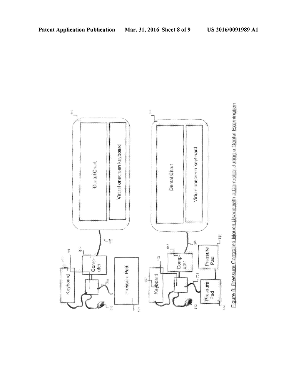 Foot Operated Computer Control Device to Remotely Access Patient     Information During Robotic Surgeries - diagram, schematic, and image 09