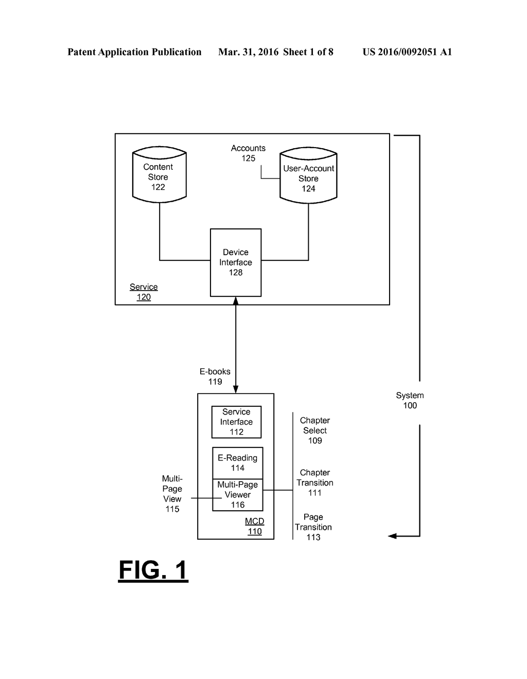 MULTI-PAGE VIEWING WITH CHAPTER AND PAGE SCROLLING - diagram, schematic, and image 02