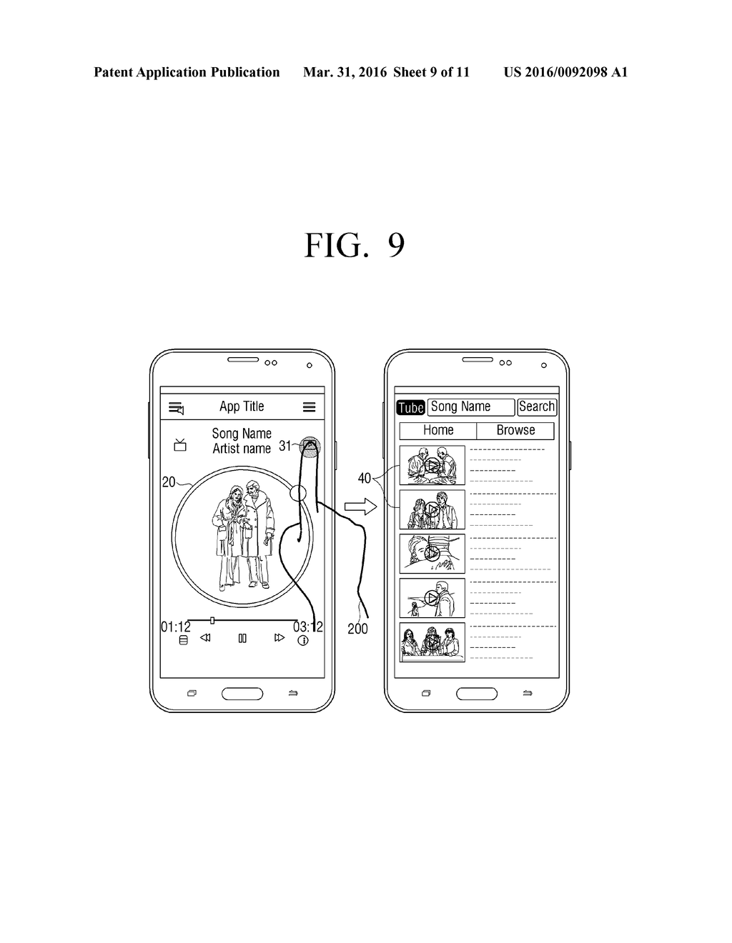 CONTENT SEARCHING APPARATUS AND METHOD FOR SEARCHING CONTENT - diagram, schematic, and image 10