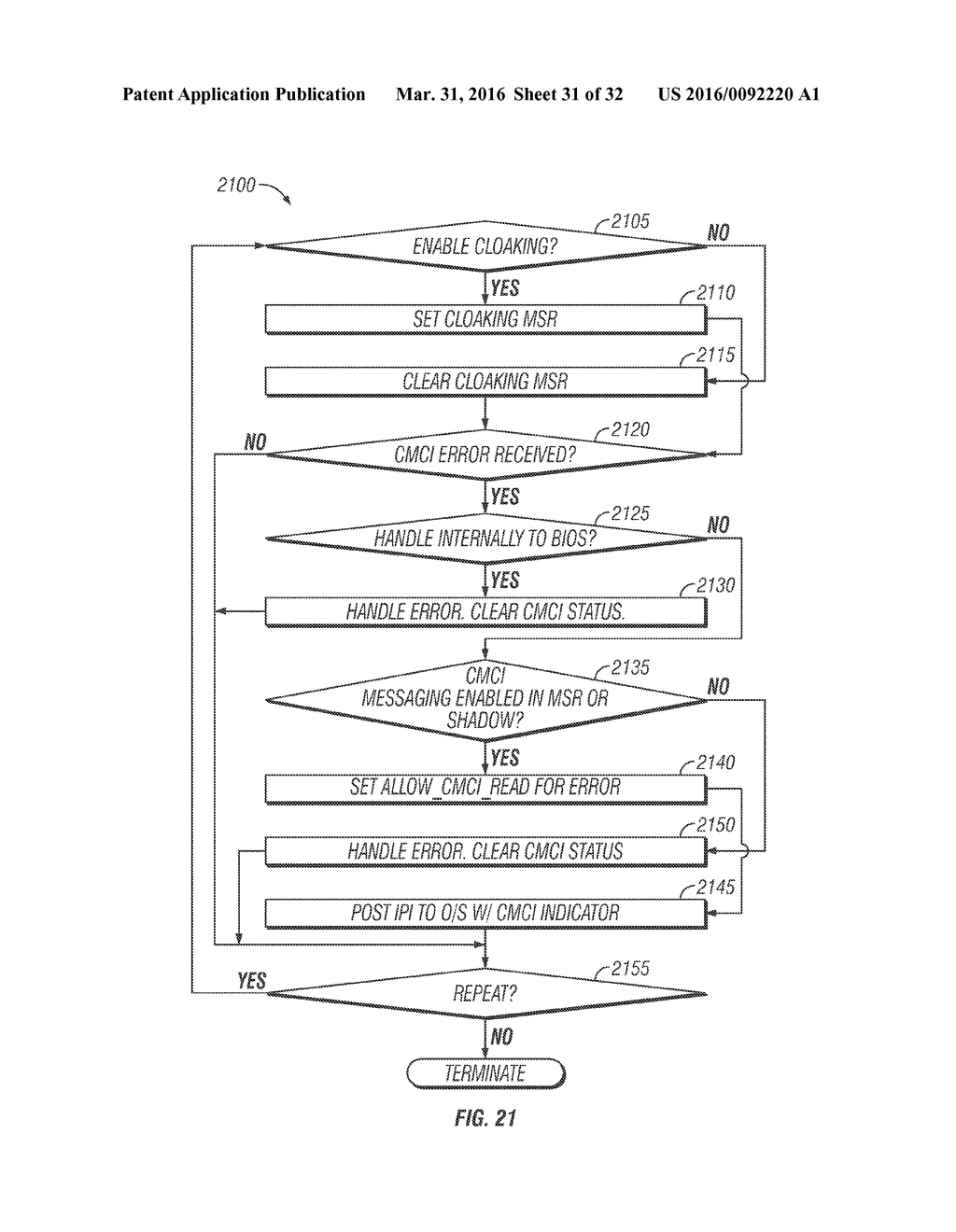 Instruction and Logic for Machine Check Interrupt Management - diagram, schematic, and image 32