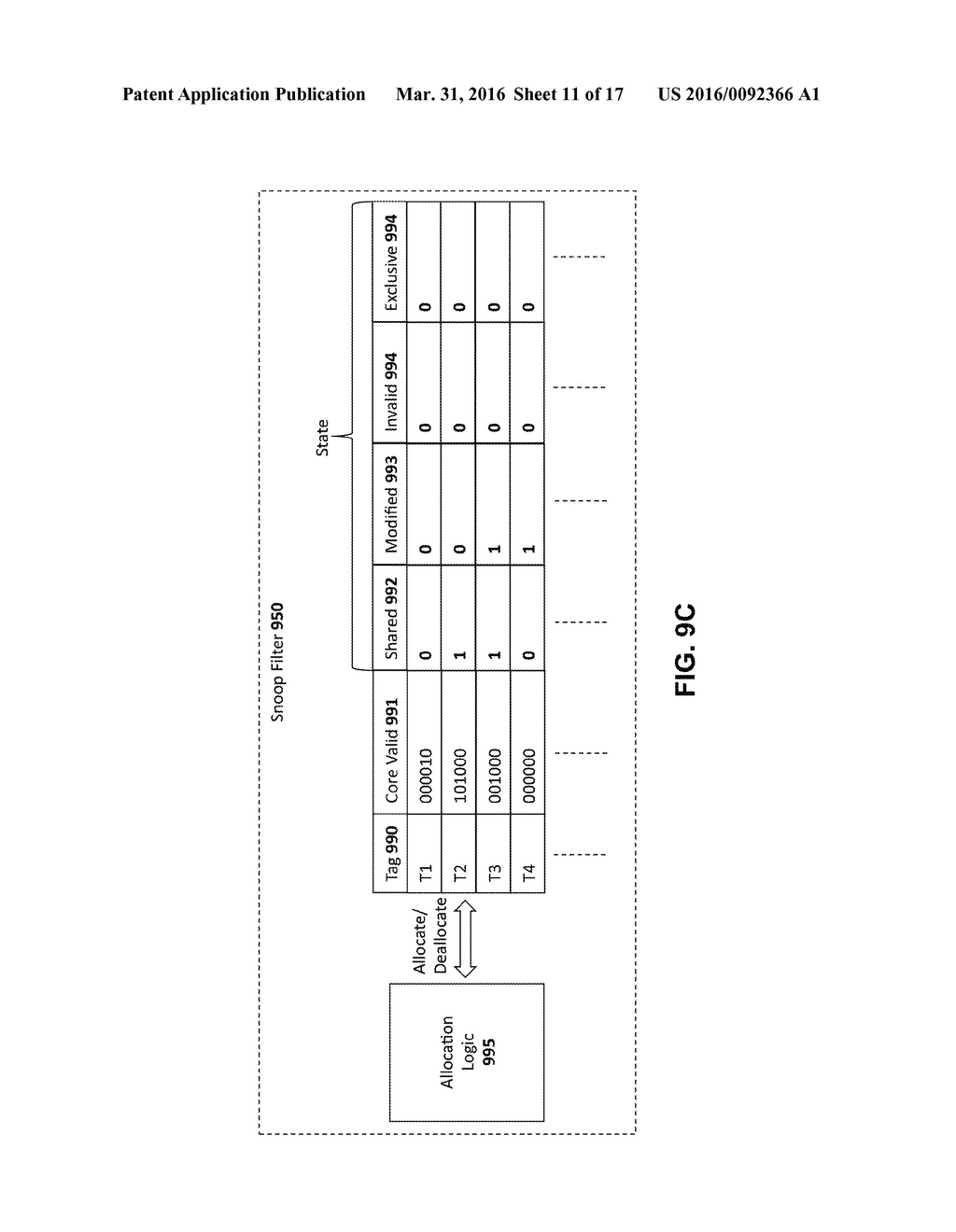 METHOD AND APPARATUS FOR DISTRIBUTED SNOOP FILTERING - diagram, schematic, and image 12