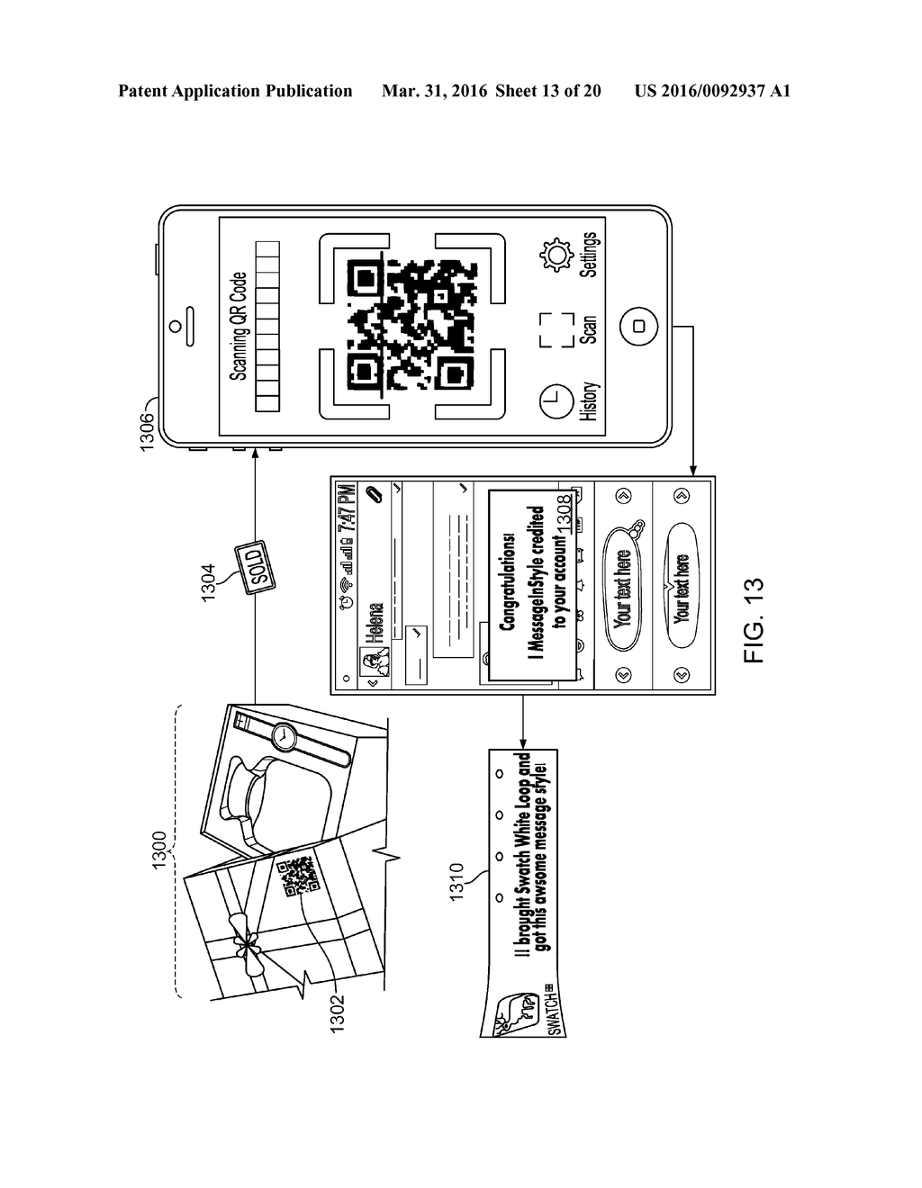 Selectable Text Messaging Styles for Brand Owners - diagram, schematic, and image 14