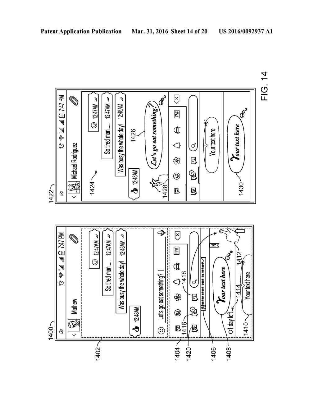 Selectable Text Messaging Styles for Brand Owners - diagram, schematic, and image 15