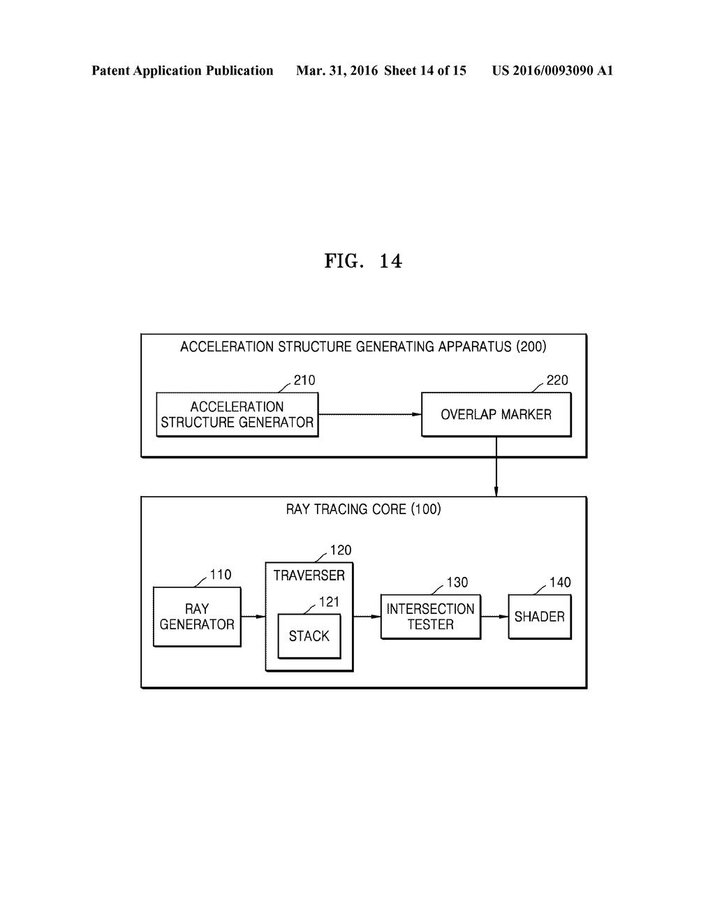 METHOD AND APPARATUS FOR GENERATING AND TRAVERSING ACCELERATION STRUCTURE - diagram, schematic, and image 15