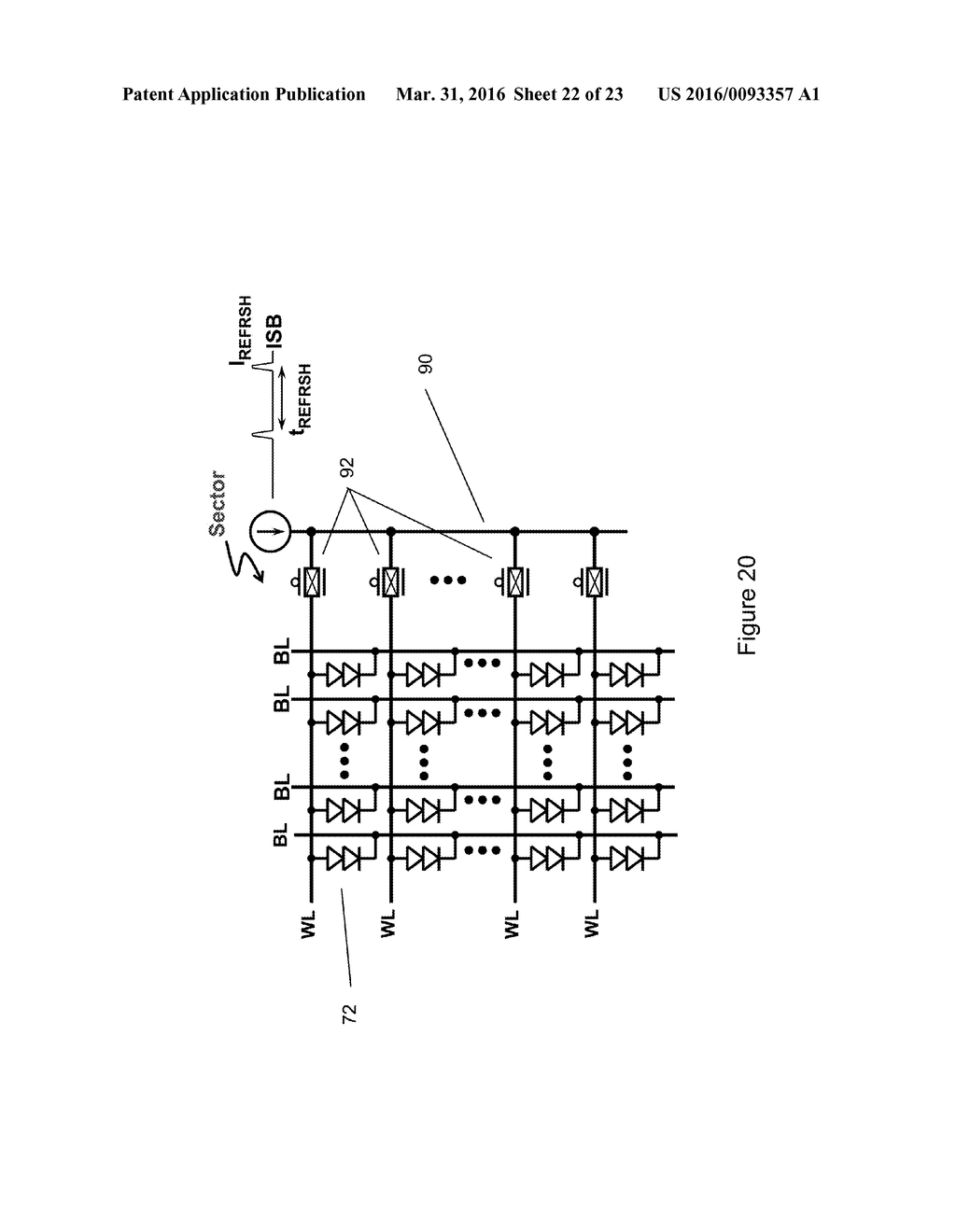 Methods of Retaining and Refreshing Data in a Thyristor Random Access     Memory - diagram, schematic, and image 23