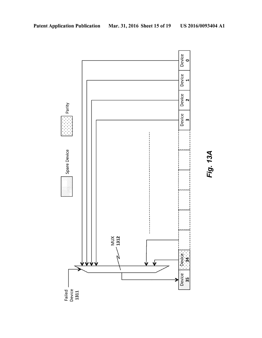 METHOD AND APPARATUS FOR REVERSE MEMORY SPARING - diagram, schematic, and image 16