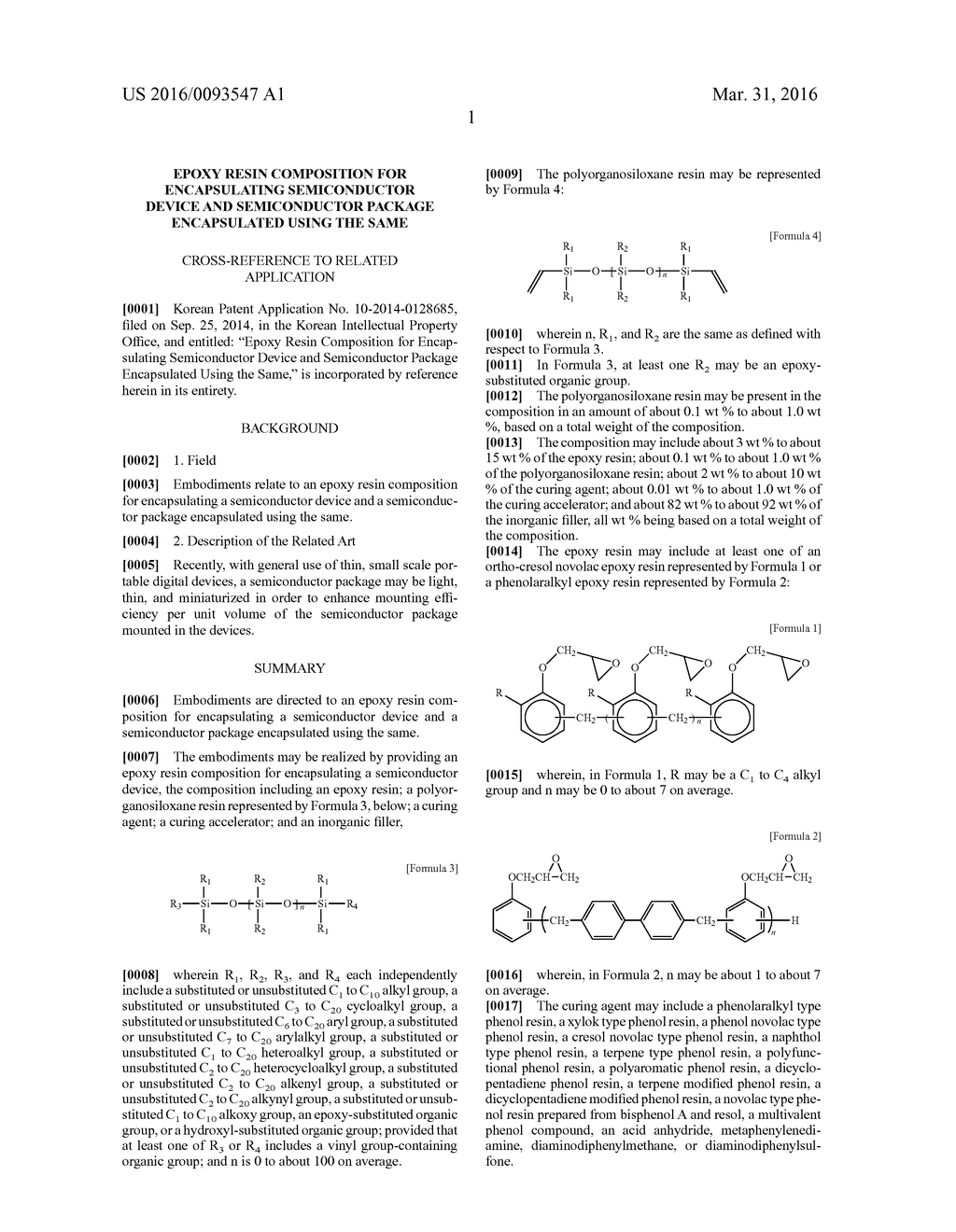 EPOXY RESIN COMPOSITION FOR ENCAPSULATING SEMICONDUCTOR DEVICE AND     SEMICONDUCTOR PACKAGE ENCAPSULATED USING THE SAME - diagram, schematic, and image 03