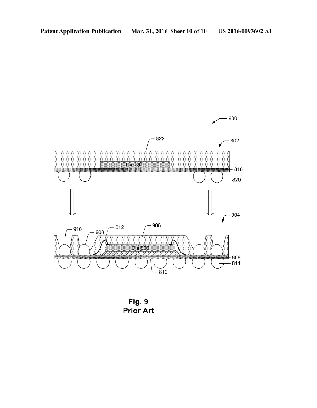 PACKAGE-ON-PACKAGE STRUCTURES - diagram, schematic, and image 11