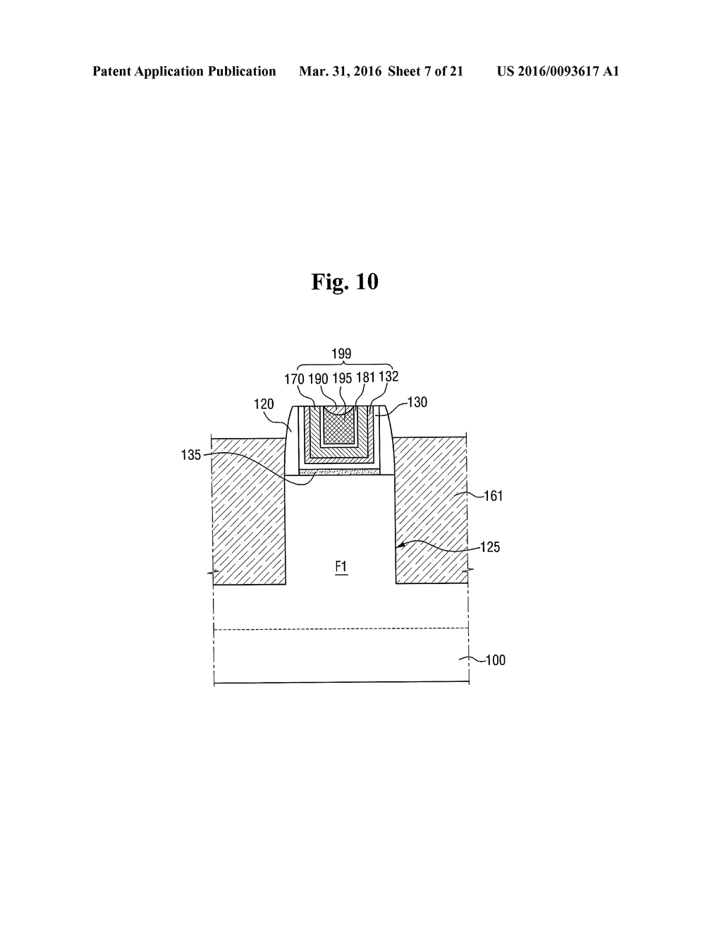 SEMICONDUCTOR DEVICE HAVING WORK FUNCTION CONTROL LAYER AND METHOD OF     MANUFACTURING THE SAME - diagram, schematic, and image 08