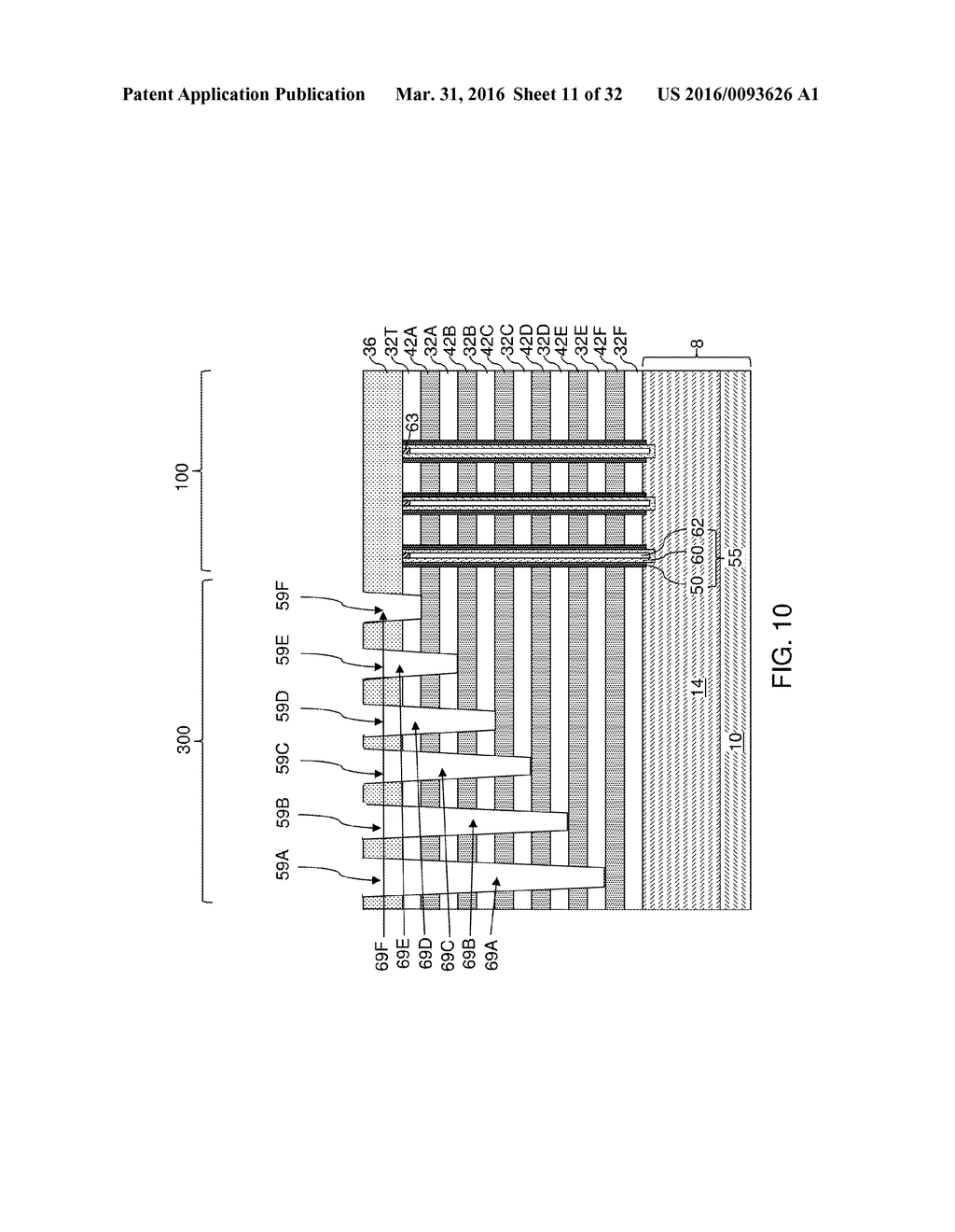 MULTIHEIGHT ELECTRICALLY CONDUCTIVE VIA CONTACTS FOR A MULTILEVEL     INTERCONNECT STRUCTURE - diagram, schematic, and image 12