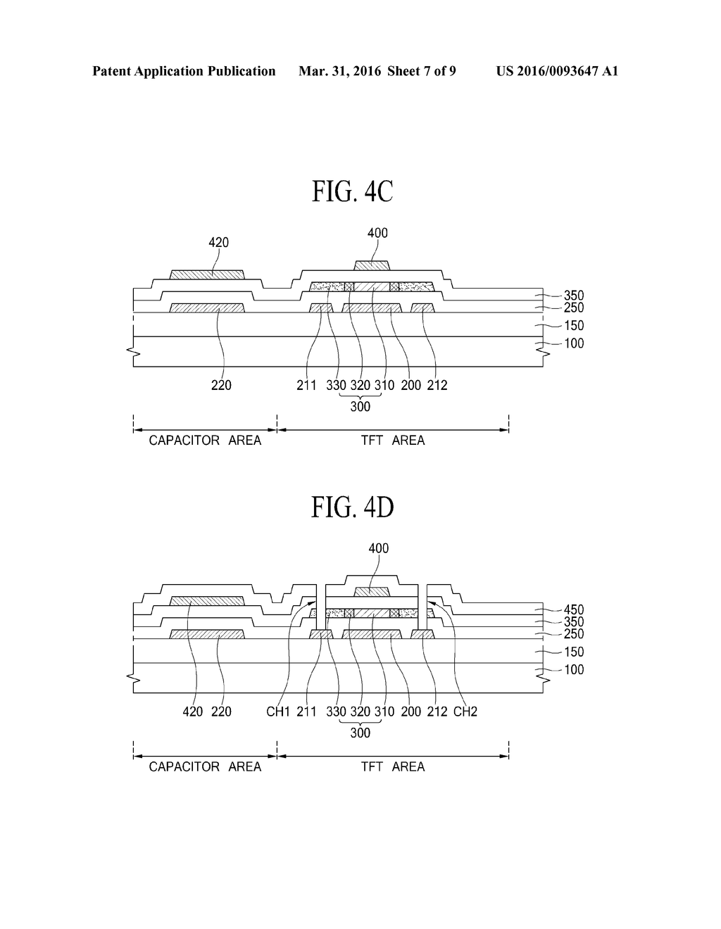 THIN FILM TRANSISTOR SUBSTRATE AND DISPLAY APPARATUS USING THE SAME - diagram, schematic, and image 08