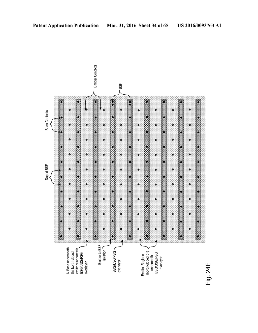 DAMAGE FREE LASER PATTERNING OF TRANSPARENT LAYERS FOR FORMING DOPED     REGIONS ON A SOLAR CELL SUBSTRATE - diagram, schematic, and image 35