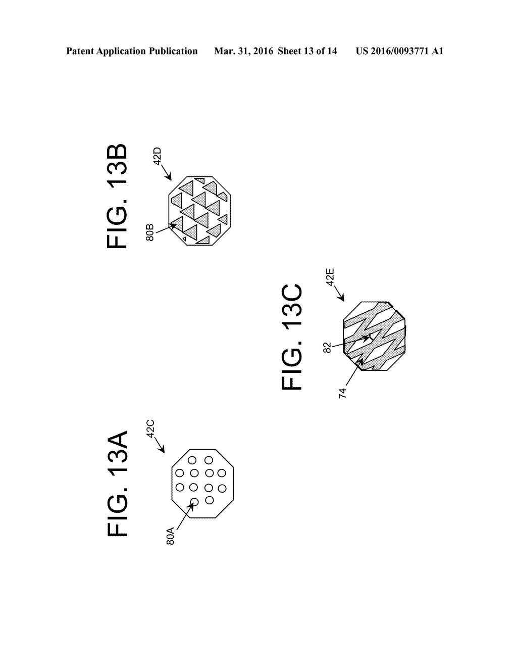 PATTERNED SUBSTRATE DESIGN FOR LAYER GROWTH - diagram, schematic, and image 14