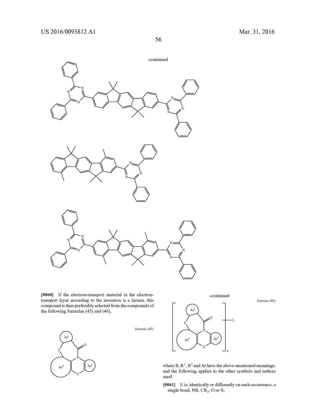 ORGANIC ELECTROLUMINESCENT DEVICE - diagram, schematic, and image 57