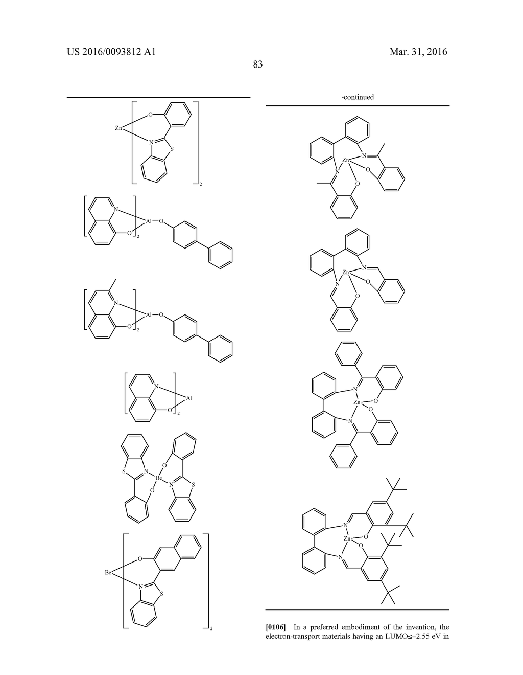 ORGANIC ELECTROLUMINESCENT DEVICE - diagram, schematic, and image 84