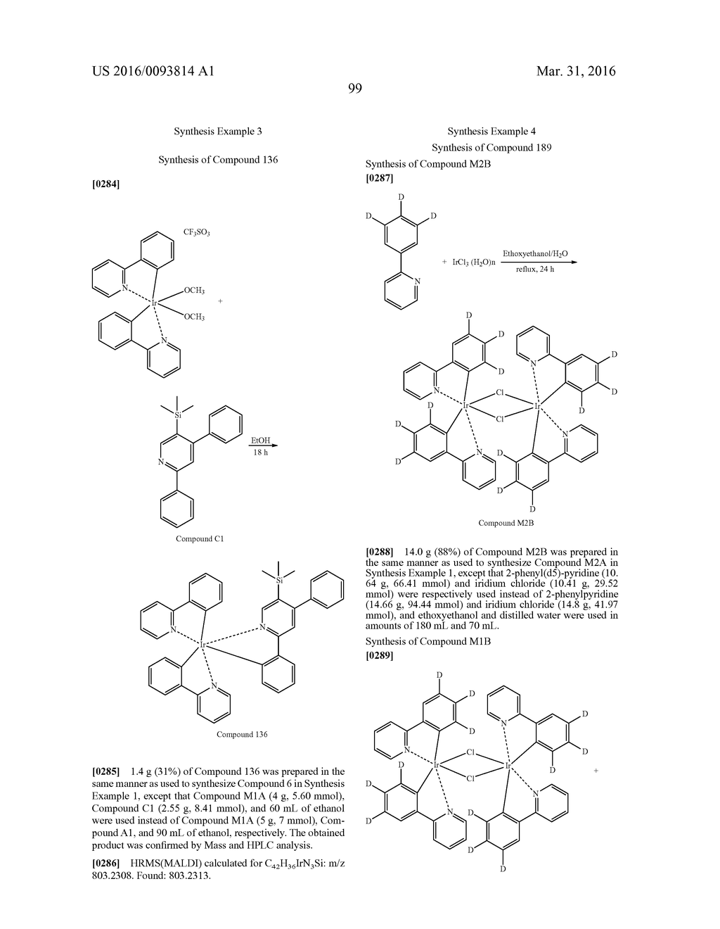 ORGANOMETALLIC COMPOUND AND ORGANIC LIGHT-EMITTING DEVICE INCLUDING THE     SAME - diagram, schematic, and image 101