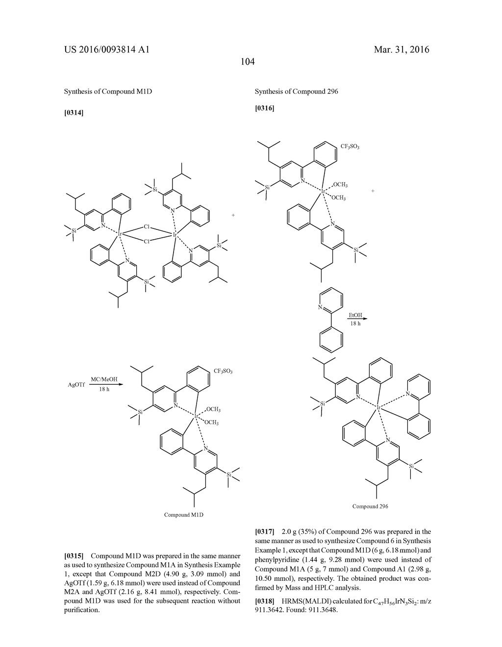 ORGANOMETALLIC COMPOUND AND ORGANIC LIGHT-EMITTING DEVICE INCLUDING THE     SAME - diagram, schematic, and image 106