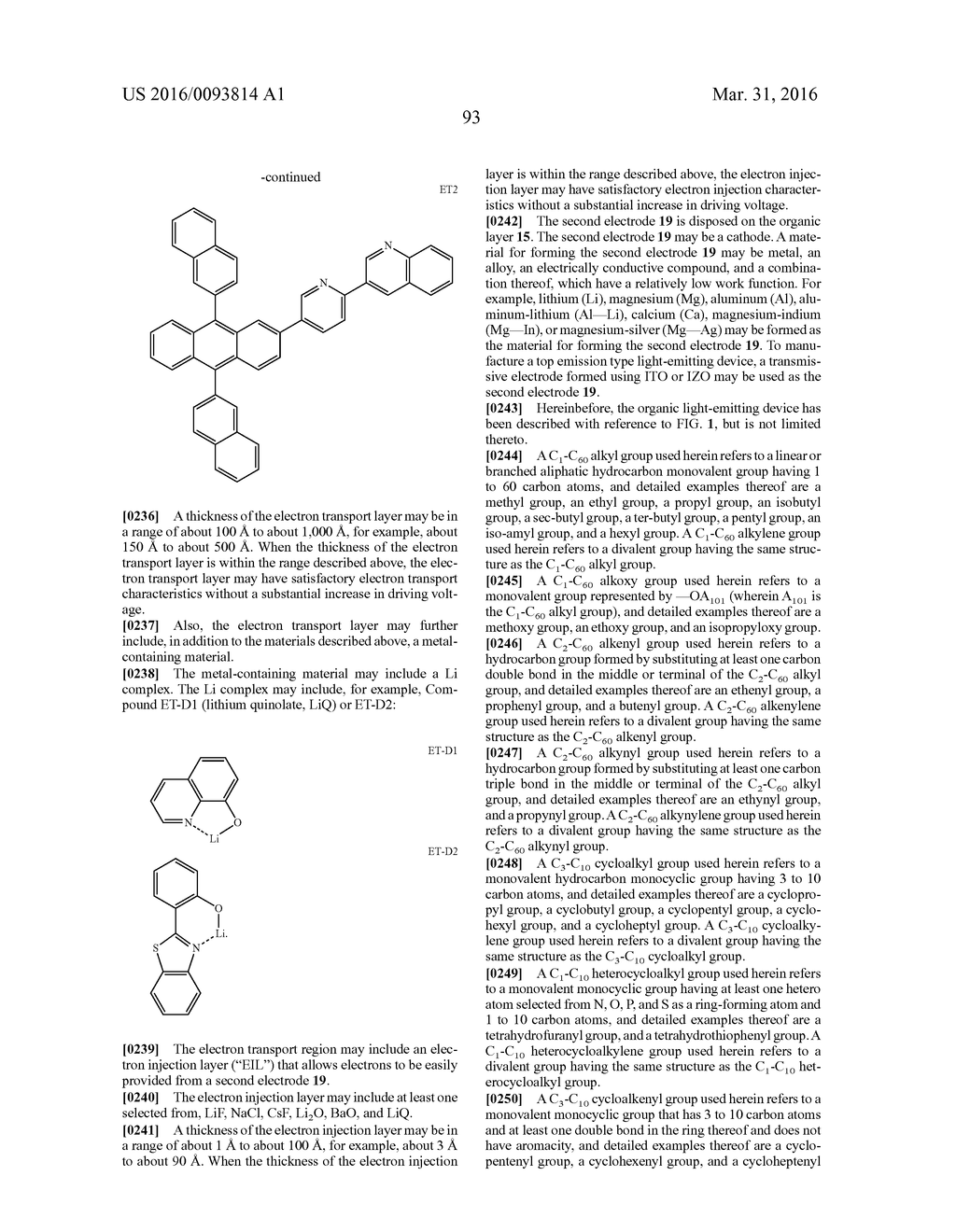 ORGANOMETALLIC COMPOUND AND ORGANIC LIGHT-EMITTING DEVICE INCLUDING THE     SAME - diagram, schematic, and image 95