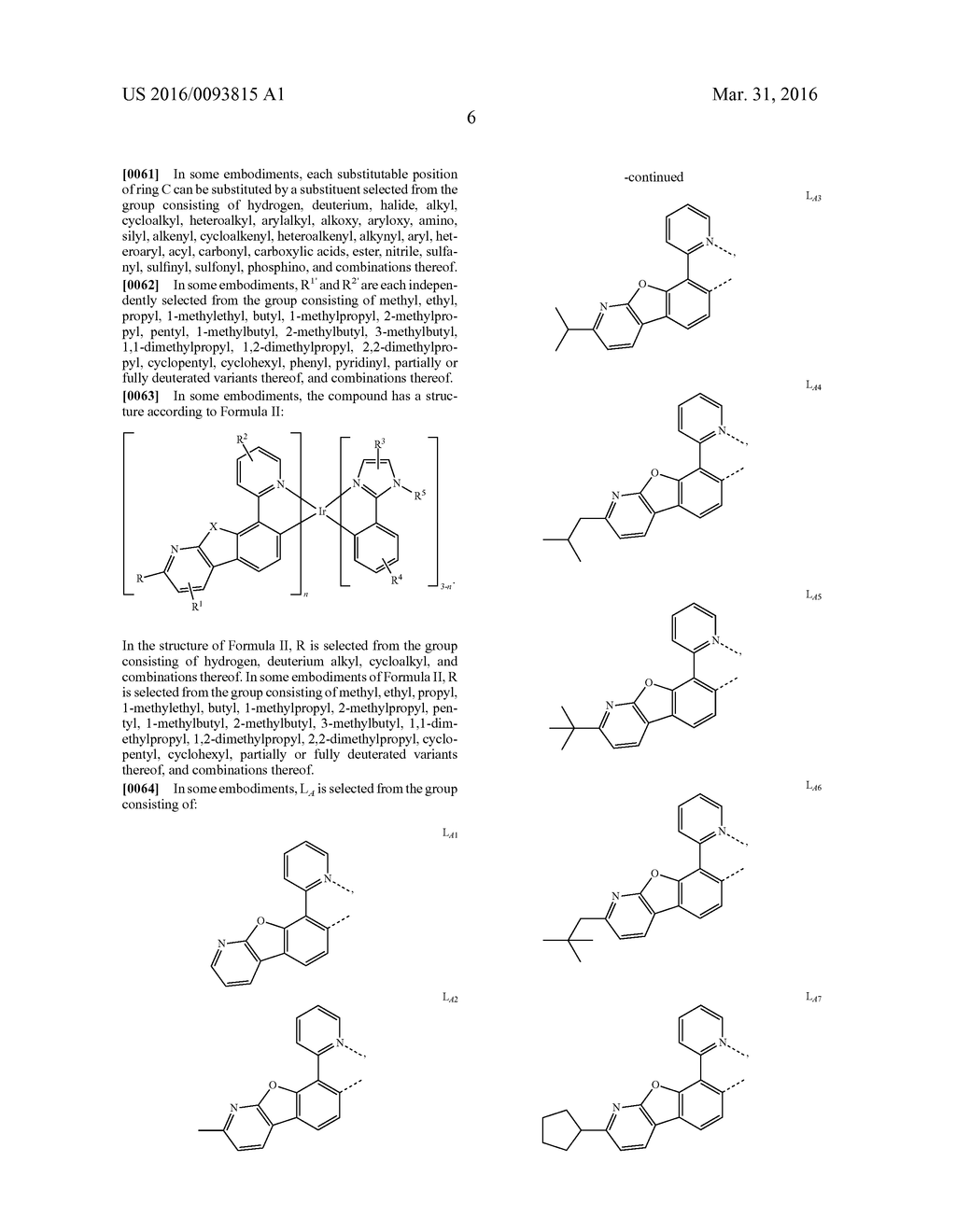 ORGANIC ELECTROLUMINESCENT MATERIALS AND DEVICES - diagram, schematic, and image 10