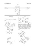 ORGANIC ELECTROLUMINESCENT MATERIALS AND DEVICES diagram and image